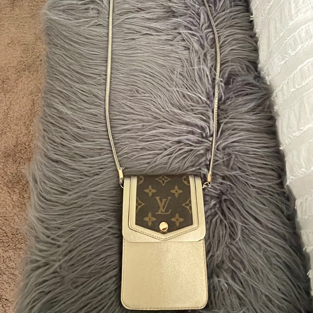 Handmade bag w/ Authentic Louis Vuitton Patch